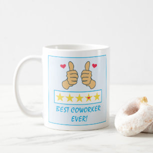 今まおもしろいで青い最高の指数が同僚 コーヒーマグカップ