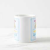 今まおもしろいで青い最高の指数が同僚 コーヒーマグカップ (中央)