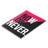 今または決して ノートブック (左側)