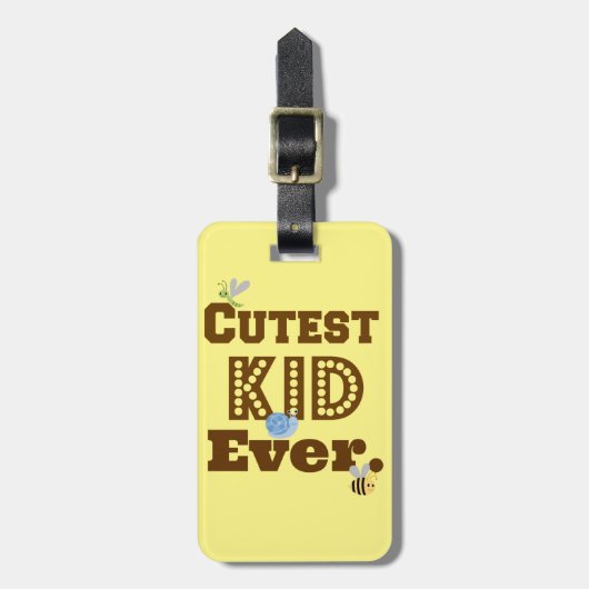 今までで一番可愛い子 ラゲッジタグ (正面縦)