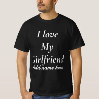 今までで一番好きな彼女へ Bold Text Tシャツ