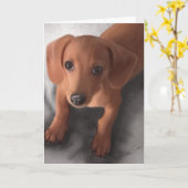 今までにない可愛い男 カード (黄色い花)