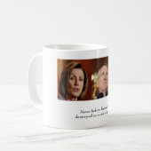 今までに一度もオバマPelosi Reid コーヒーマグカップ (正面左)
