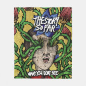 今までの物語（バンド） フリースブランケット (正面)