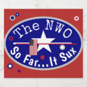 今までのNWO...Sux! ビールラベル (シングルラベル)