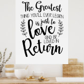 今までもっとも偉大の贈り物を学 ポスター (キッチン)