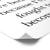 今までやってきた女性が大好き感動的 ポスター (角)