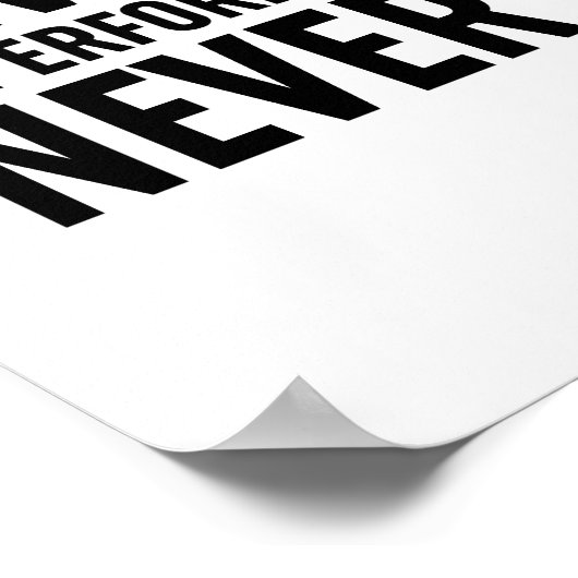 今まで勝ったことがないような練習 ポスター (角)