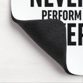 今まで勝ったことがないような練習 マウスパッド (コーナー)