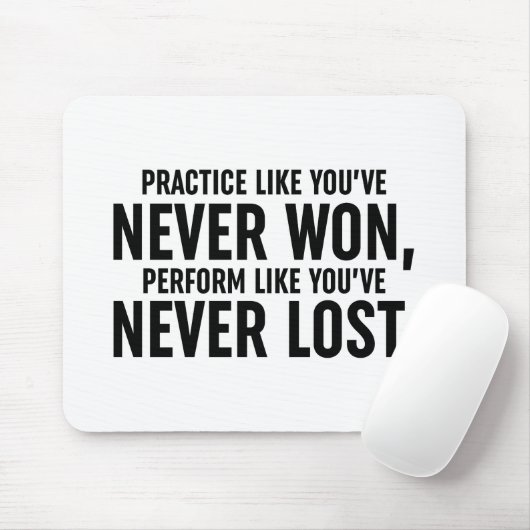 今まで勝ったことがないような練習 マウスパッド (マウス)