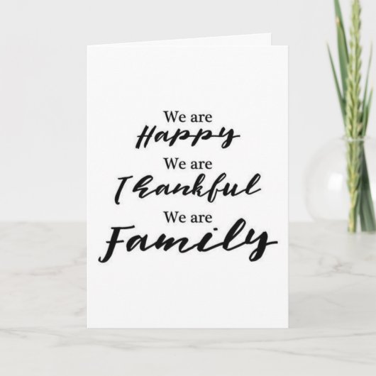 今まで家族に楽しい最高のスクリスマ*** カード (正面)