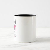 今まで最高のの母のコーヒーマグ ツートーンマグカップ (中央)