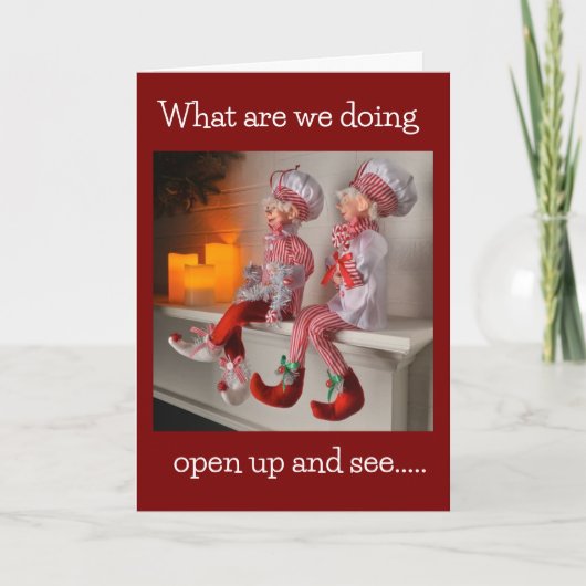 今まで聖降誕祭を最高のお願い申し上げます カード (正面)