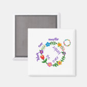 今まで頭が切れるも働けよ、もっと優しくせよ(© Mira) マグネット (正面/裏面)