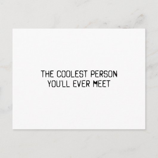 今まクールで会う人 ポストカード (正面)