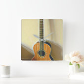 今ま最高のでもバススト スクエア壁時計 (ホーム)