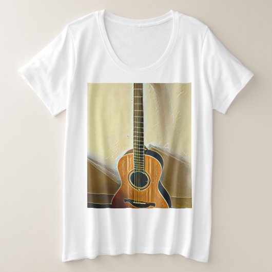 今ま最高のでもバススト プラスサイズTシャツ (デザイン正面)