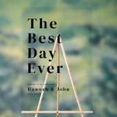 今ま最高のでも！モダンはっきりした結婚s アクリルサイン (ニュートラル)