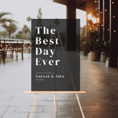 今ま最高のでも！モダンはっきりした結婚s アクリルサイン