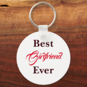 今ま最高のでガールフレンド キーホルダー (正面)