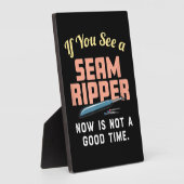 今もしは縫い目の波紋が良い時間ではない フォトプラーク (側面)