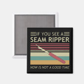 今もしは縫い目の波紋が良い時間ではない マグネット (正面/裏面)