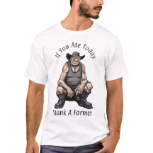 今もし日食べの感謝してい農家- Tシャツ