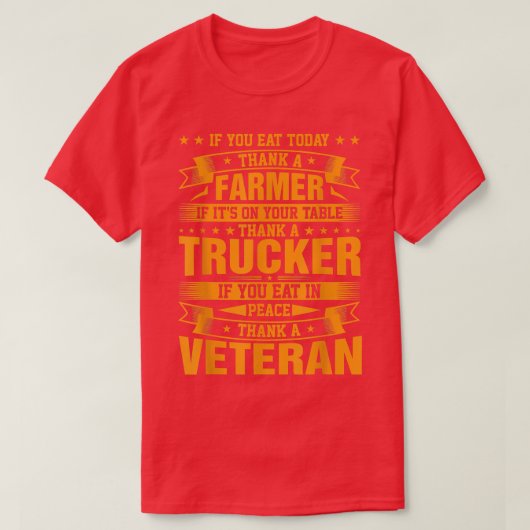 今もし日食べは農家が感謝していTaに載っている Tシャツ (デザイン正面)