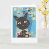 今もし週末なら仕事が出来る素晴らし カード (黄色い花)