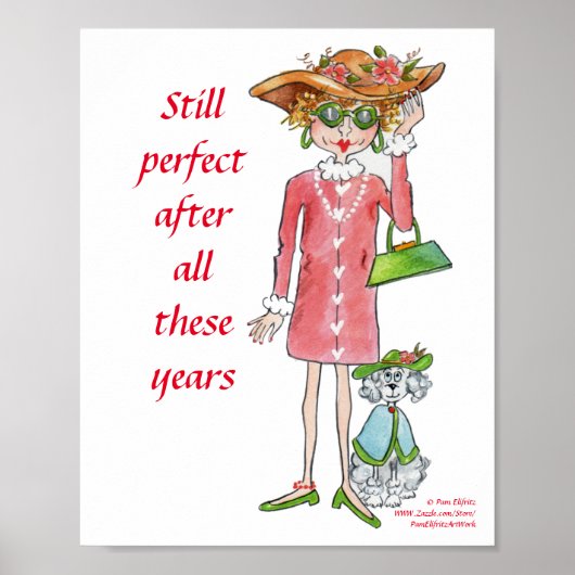 今も完璧な文字 ポスター (正面)