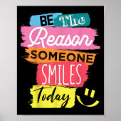 今やる気を起こさせる日のスマイル ポスター (正面)