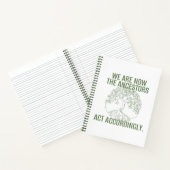 今や我々は先祖である | ノートブック (内部)