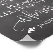 今や我々は永遠にサインの場所に座っている ポスター (角)