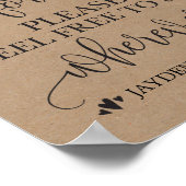 今や我々は永遠にサインの場所に座っている ポスター (角)