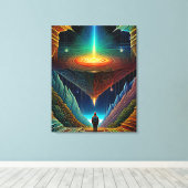 今を超えて キャンバスプリント (インサイチュ (ウッドフロア))