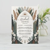 今ウッドツリーバ素朴ンファームアーチブライダルシャワー 招待状 (スタンド正面)