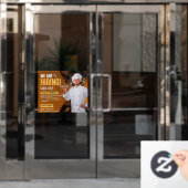 今カスタマイズSsous Chef Restaurantを採用 ウィンドウサイン (オフィスドア)