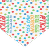 今カラフルは文字の季節だすてき テーブルクロス (アングル)