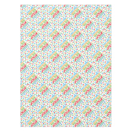 今カラフルは文字の季節だすてき テーブルクロス