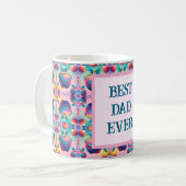 今カラフルまで最高ののパパのリンゴ コーヒーマグカップ (正面左)