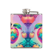 今カラフルまで最高ののパパのリンゴ フラスク (裏面)