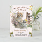 今ガールキャット7誕生日 招待状 (スタンド正面)