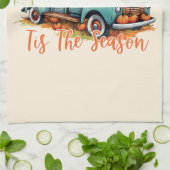 『今シーズンかぼちゃのトラック キッチンタオル (折り畳み)