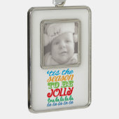 「今シーズンがの写真のオーナメントすてきになるのカスタムは シルバープレートフレームオーナメント (右)