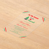 今シーズンがブライダルシャワー結婚した アクリル招待状 (レイダウン)