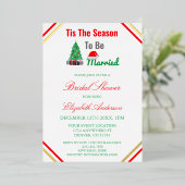 今シーズンがブライダルシャワー結婚した 箔招待状 (立ち正面)