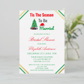 今シーズンがブライダルシャワー結婚した 箔招待状 (立ち正面)