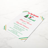 今シーズンがブライダルシャワー結婚した 箔招待状 (回転した状態)