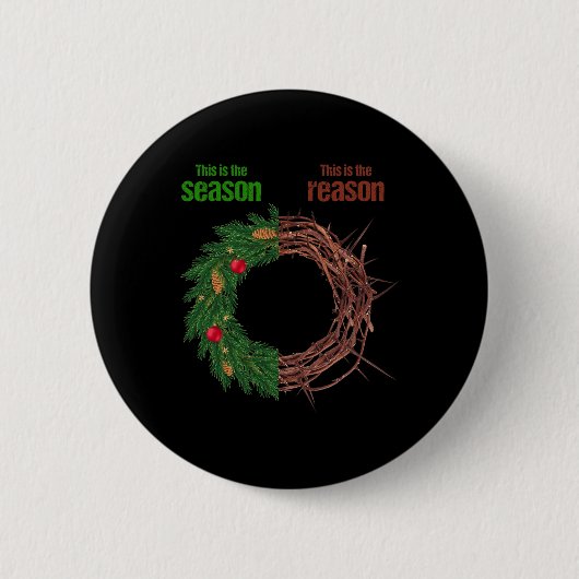 今シーズンだからこそクリスチャンCh 缶バッジ (正面)