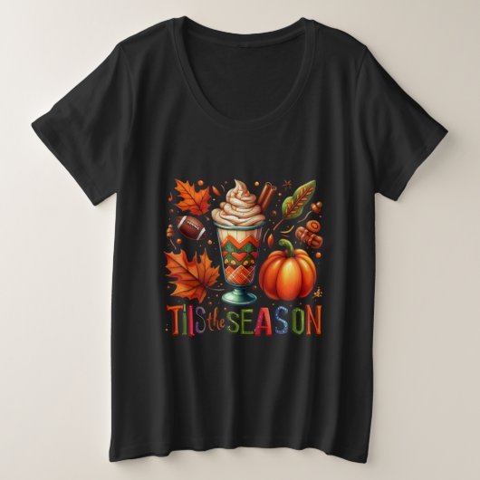 今シーズンだ プラスサイズTシャツ (デザイン正面)